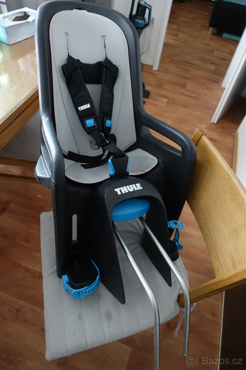 Thule RideAlong Black/Grey dětská cyklosedačka