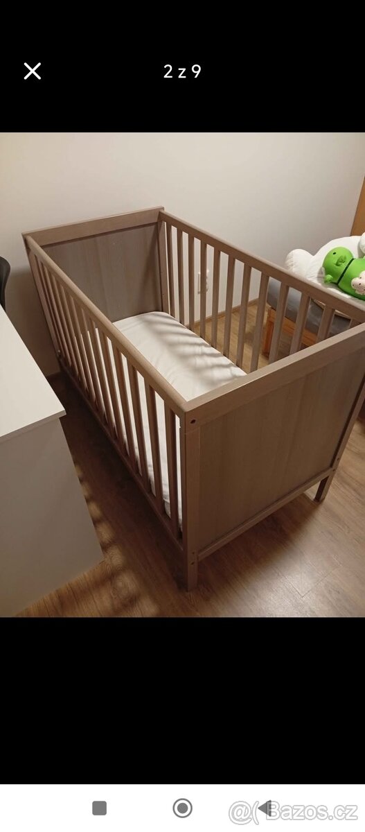 Dětská postýlka+matrace