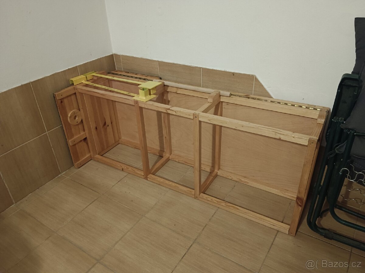 Skládací postel, vestavba do auta