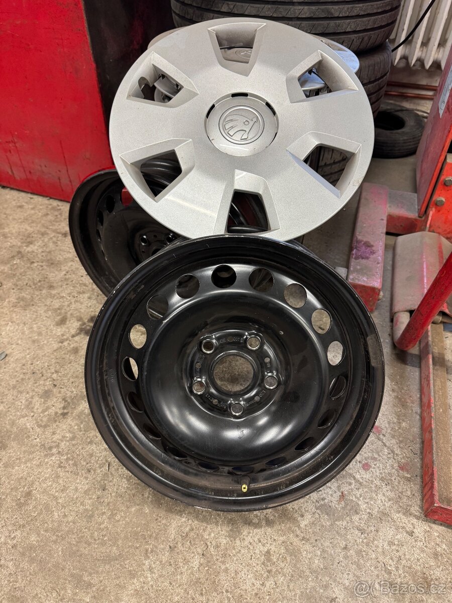 Plechové disky 15” Octavie