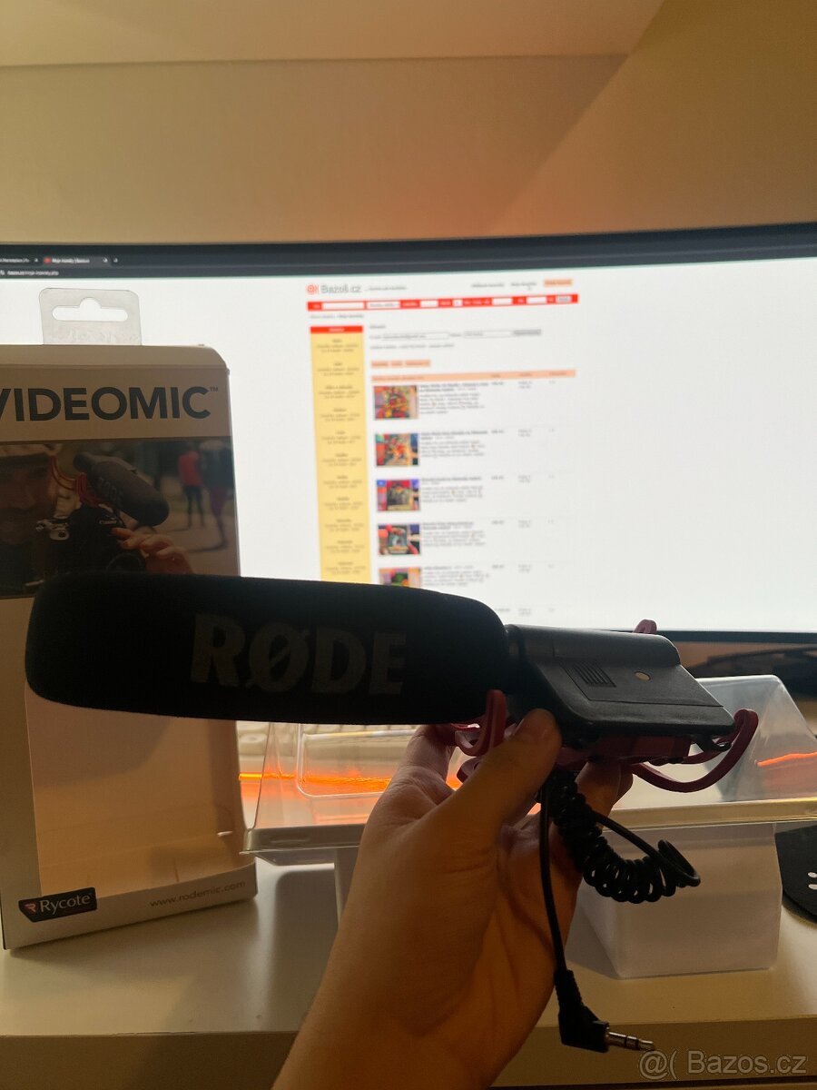 Prodám RØDE VideoMic Rycote – TOP stav 🎤