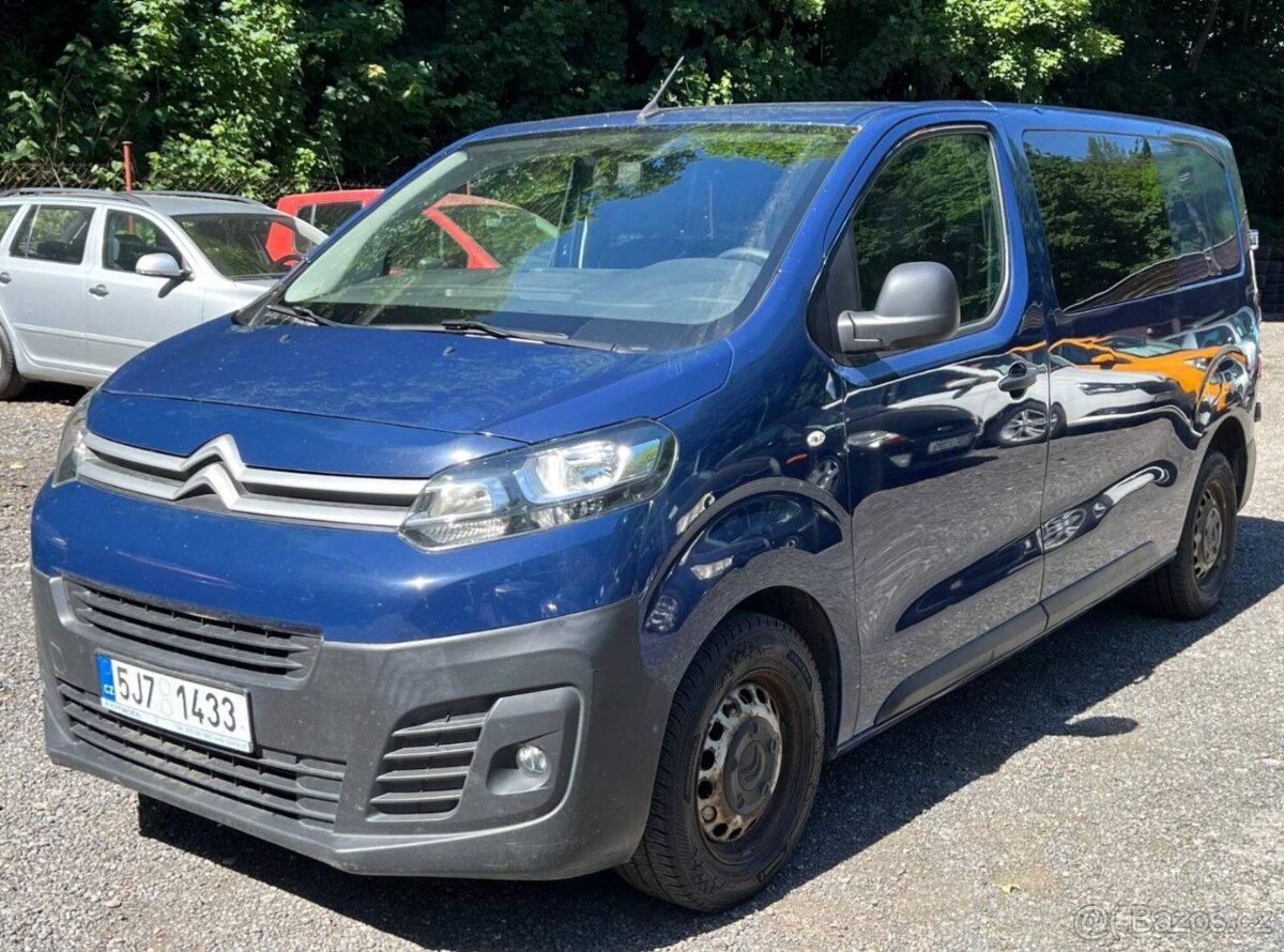 CITROEN JUMPY 2.0HDI 90kW 2018 6 míst ČR klima tažné