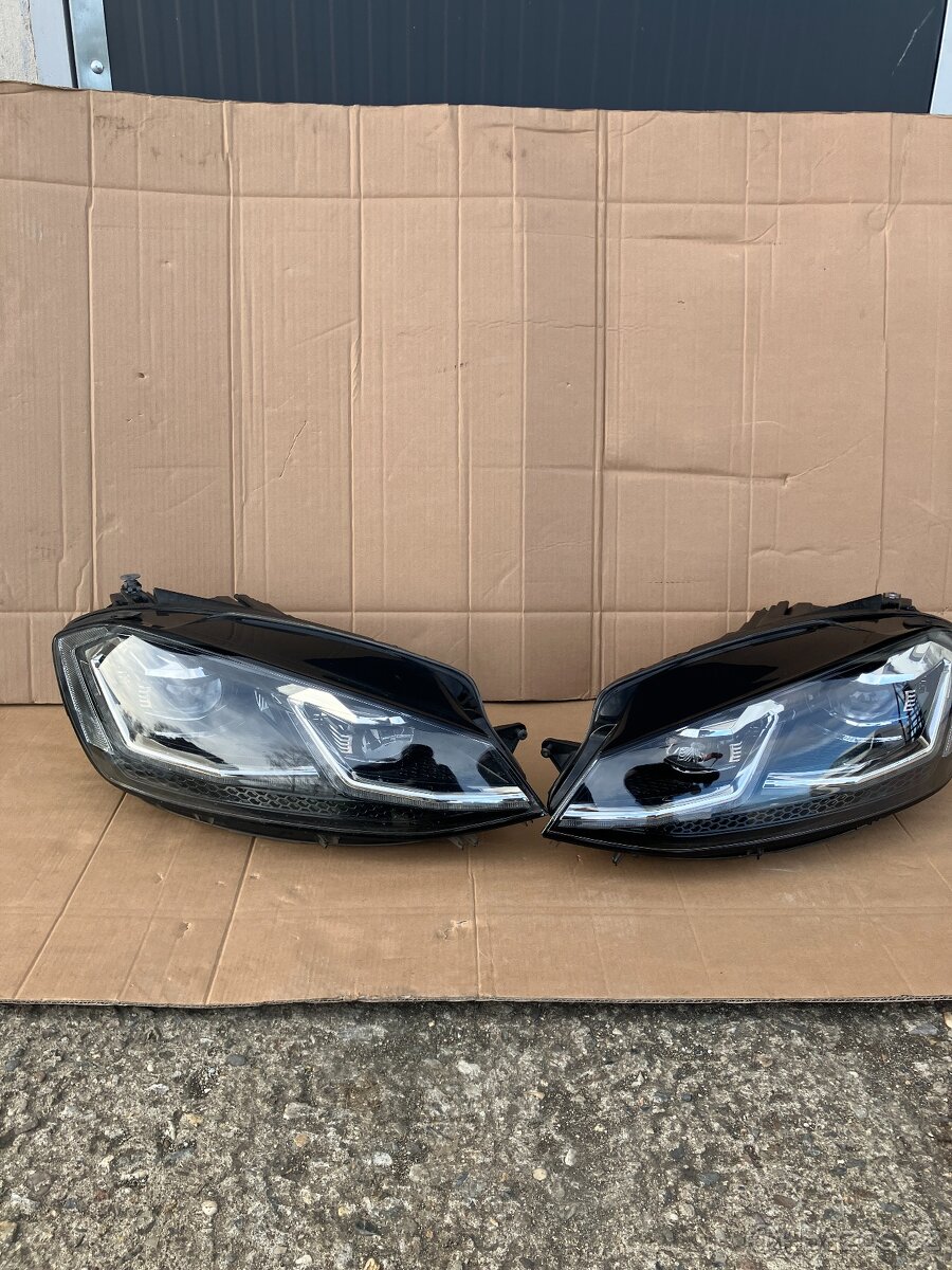 full led svetlo xenon vw golf 7 vii levy leve