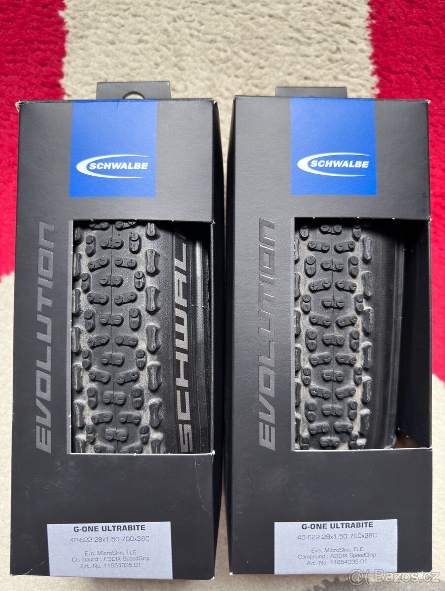 2x SCHWALBE G-One Ultrabite Addix SpeedGrip TLE kevlar 700x3