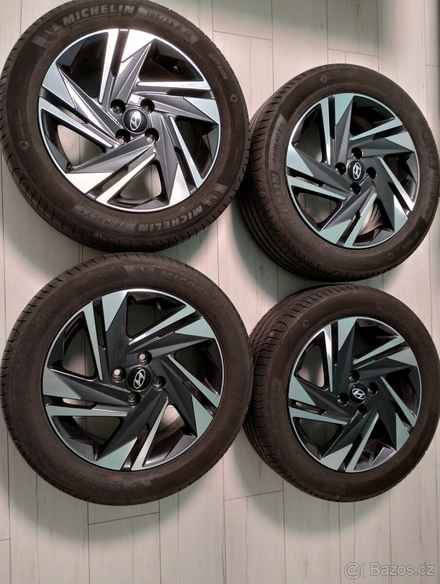 Originál ALU kola Hyundai Bayon i20 R16 + letní pneu