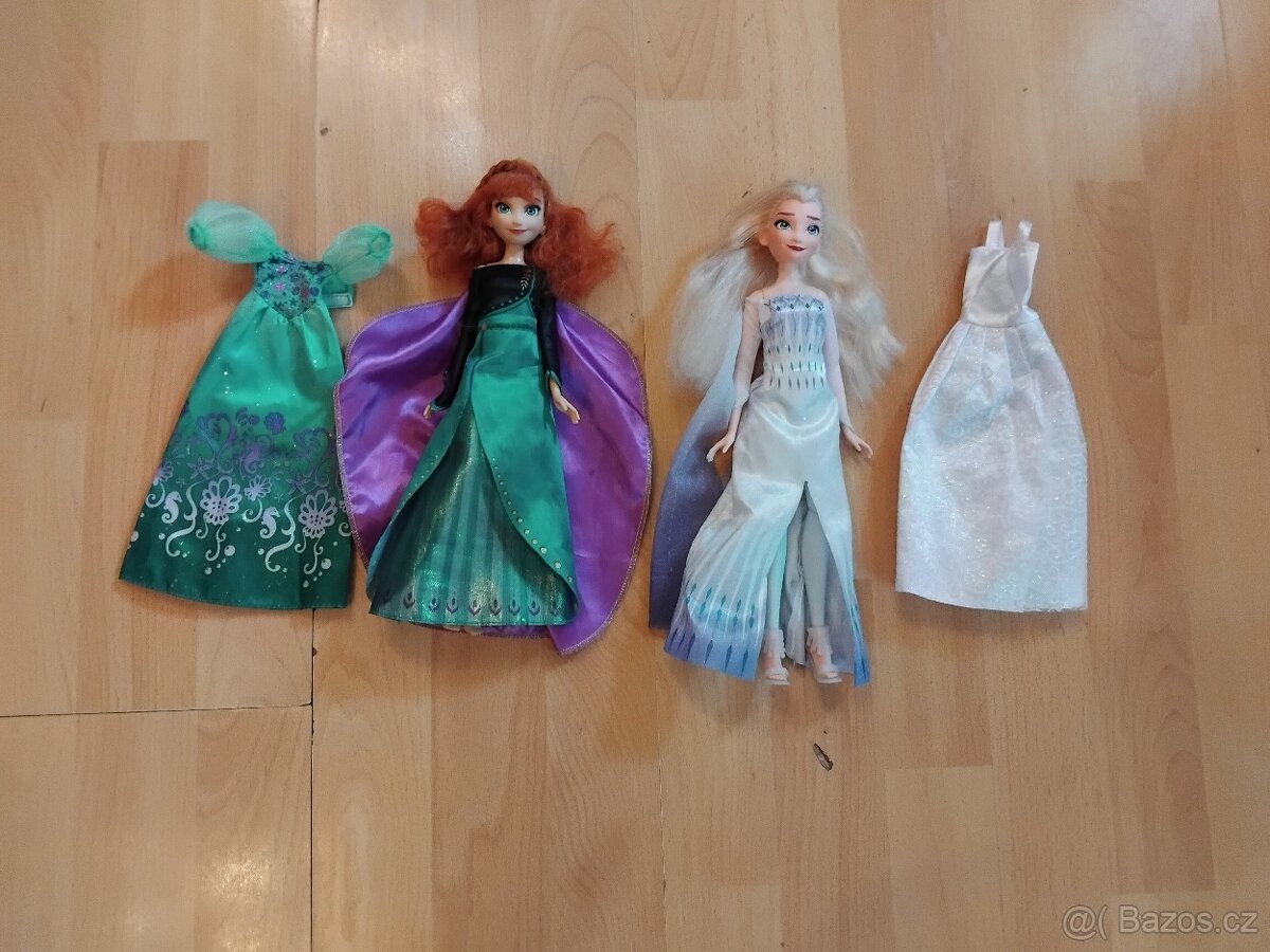 zpívající panenky Anna a Elsa