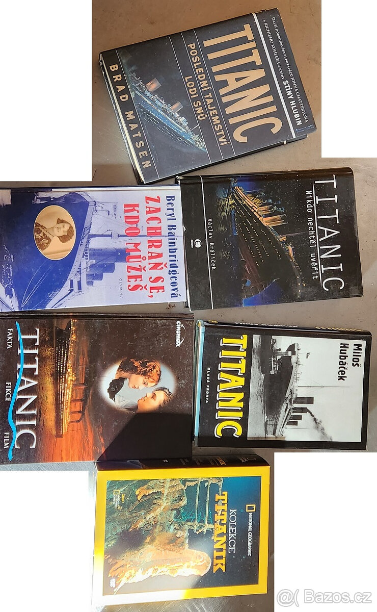 Titanic knihy + dvd + cd