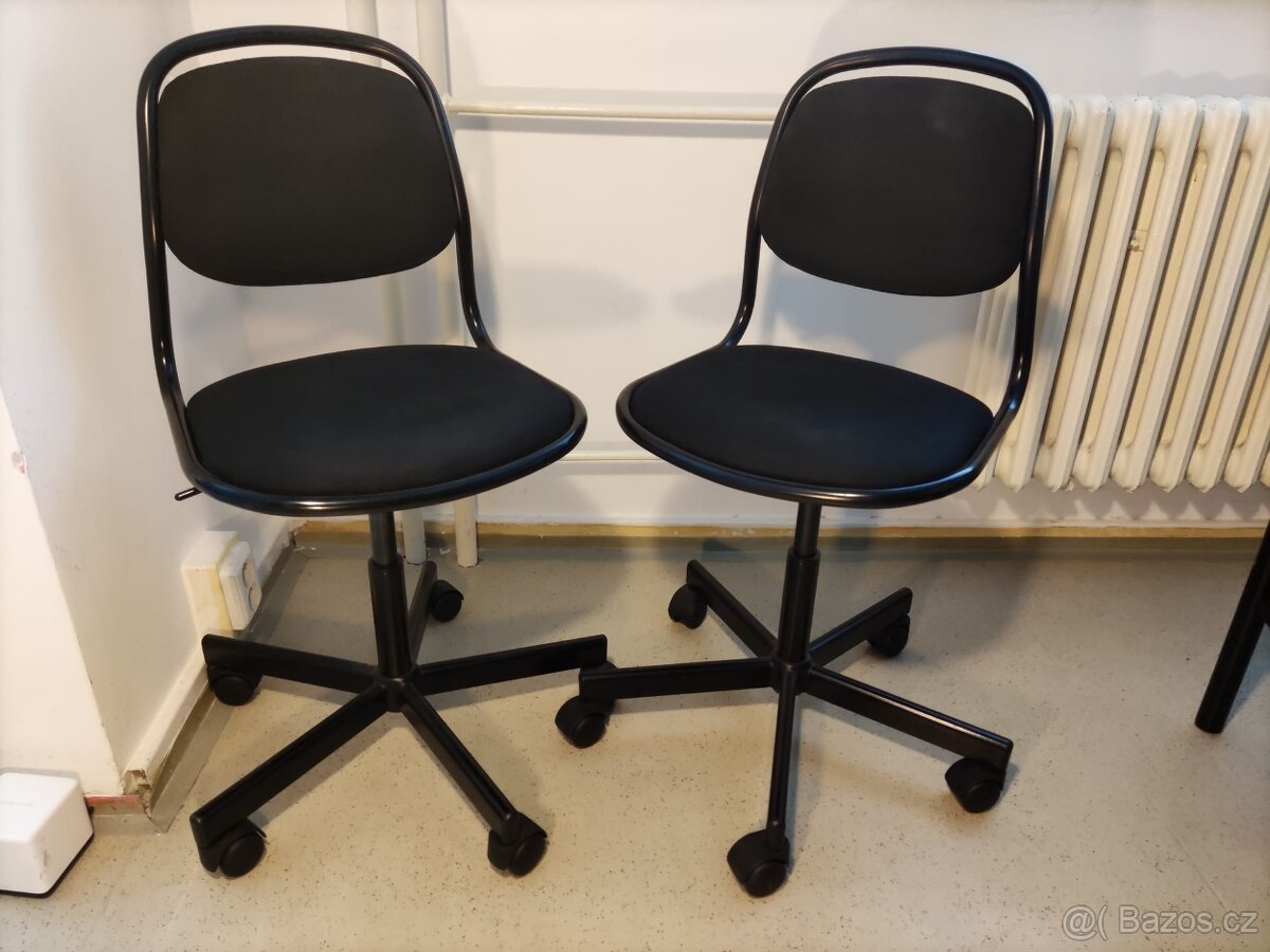 Prodám 2x dětskou otočnou židli - jako nové