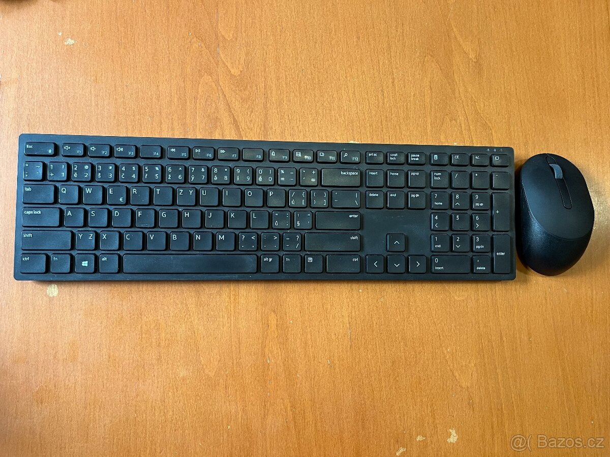 Klávesnice + myš (bezdrátové) - Dell Pro KM5221W černý - CZ/