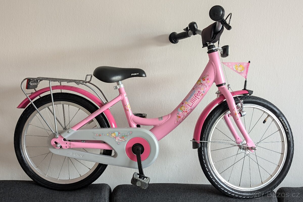 Dětské dívčí kolo PUKY Prinzessin Lillifee ALU 18