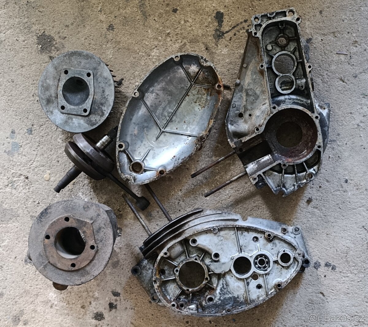 Díly motoru ČZ 150 C