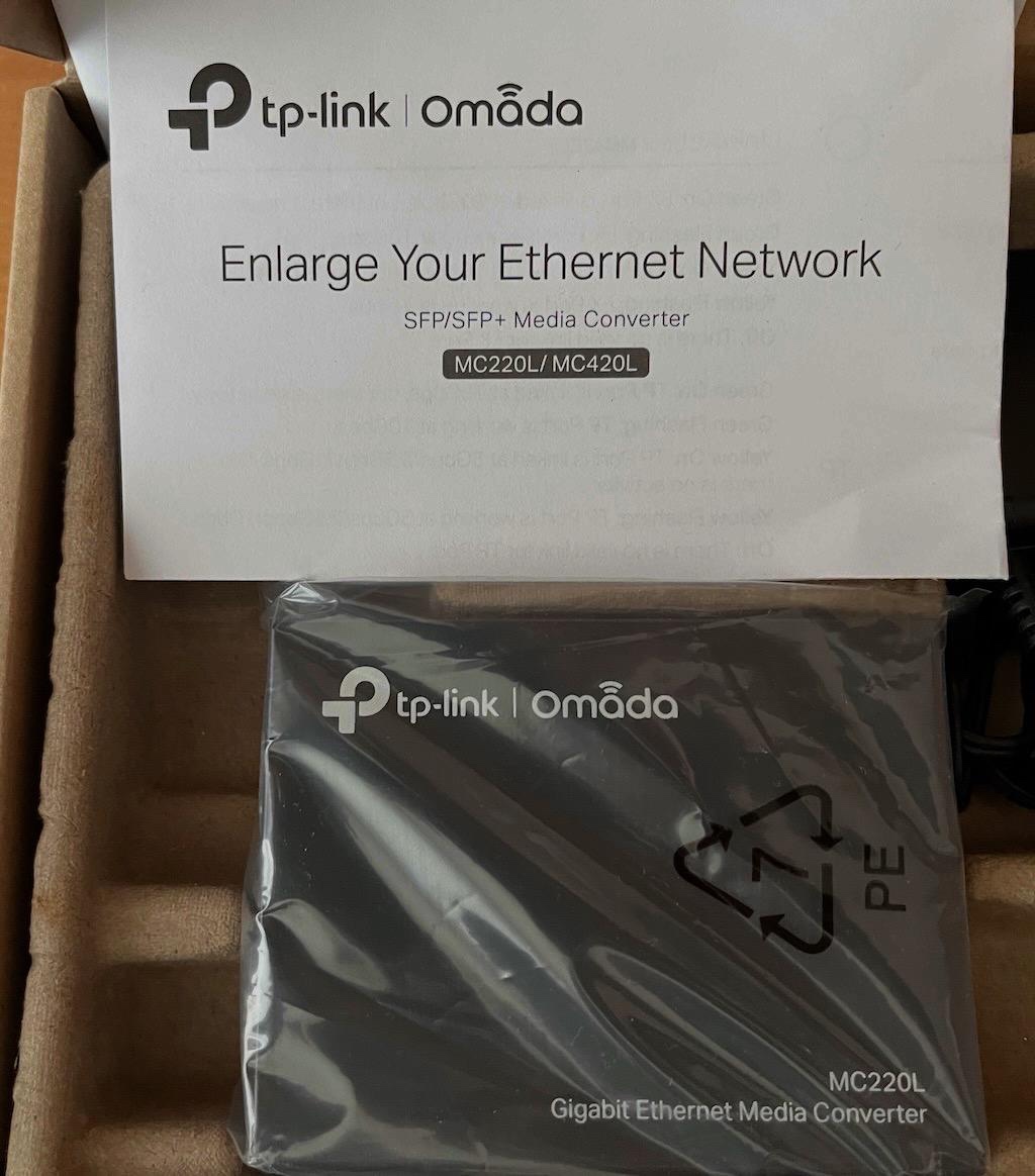 TP-Link SFP Media Converter MC220L
