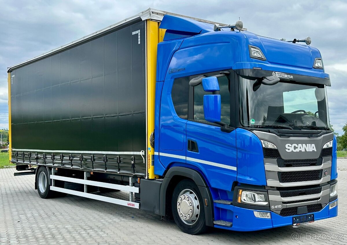 SCANIA G410 / VALNÍK S PLACHTOU / 20 PALETOVY / R.V 2020