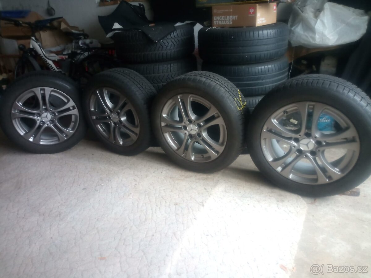 Litá kola Mercedes-Benz 7Jx17 s TPMS a pneu