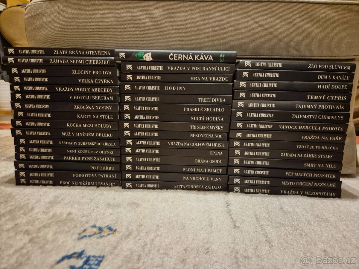 Agatha Christie - černá řada (45 ks knih)