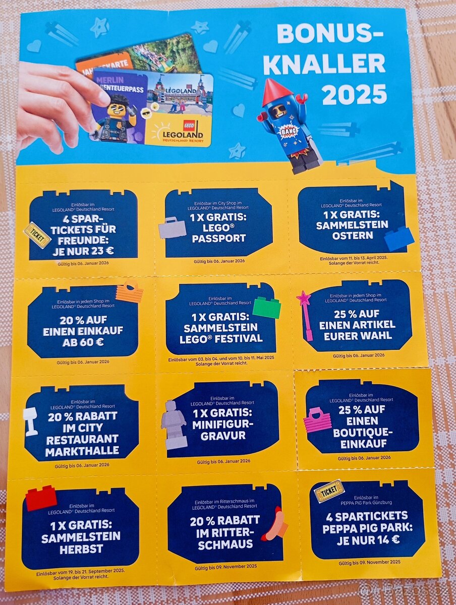 Slevová karta Legoland