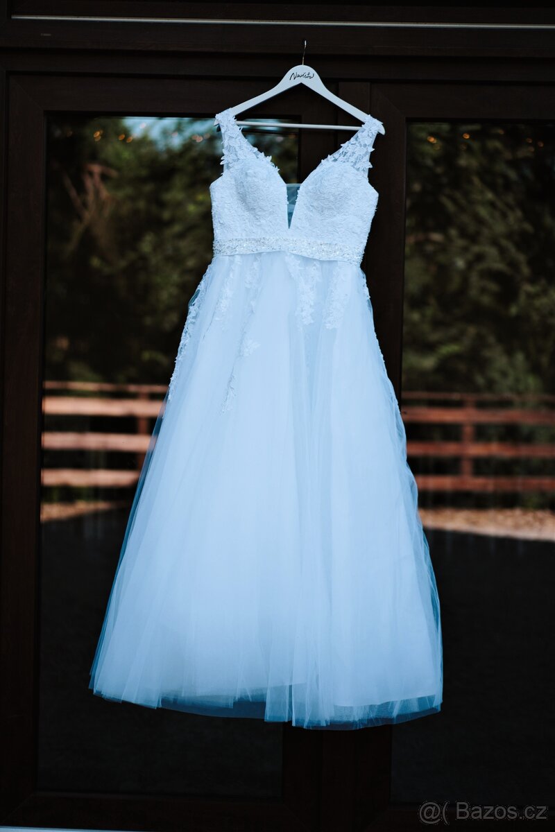 Svatební šaty bílé vel. 40/46