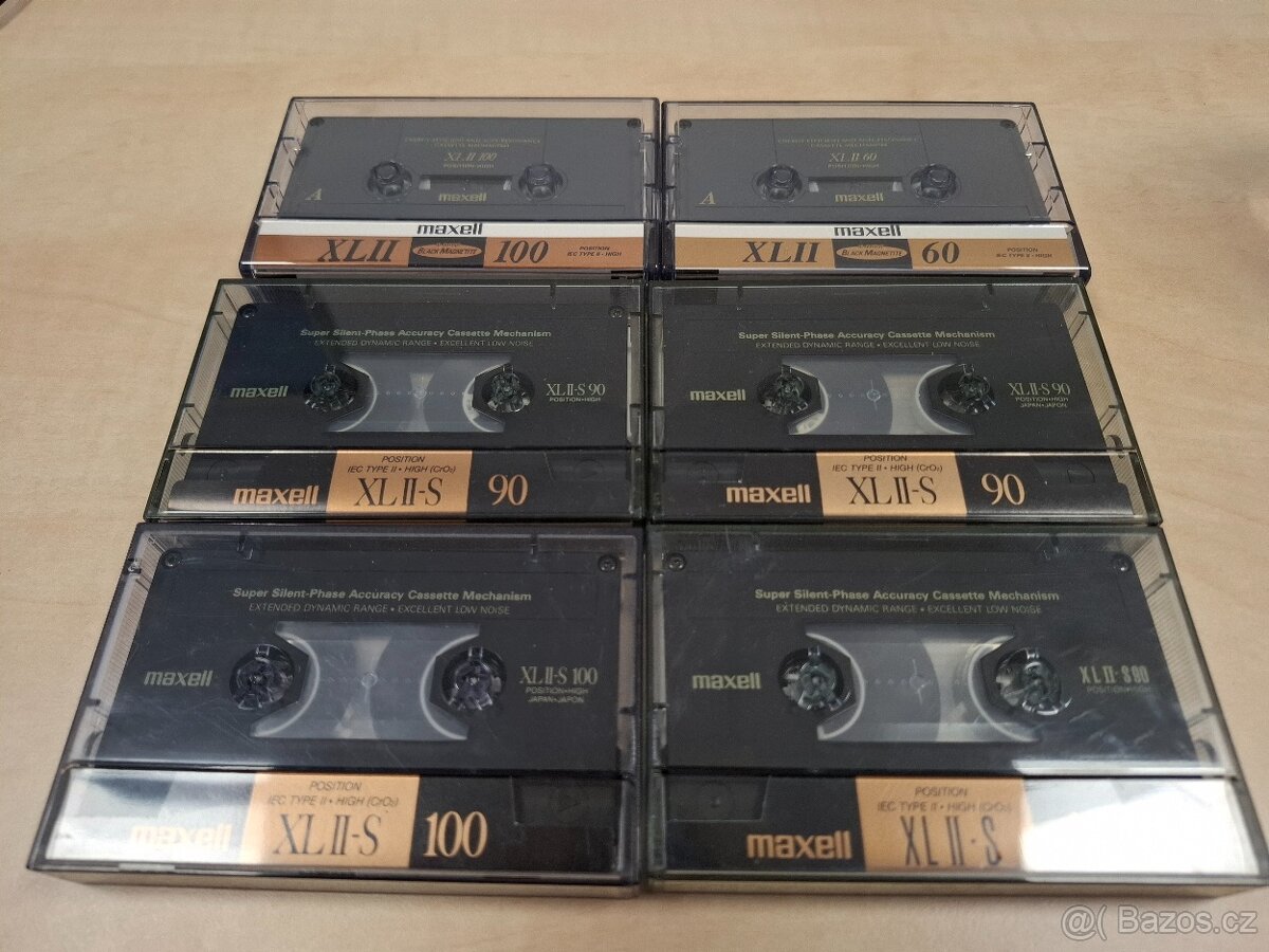 Kazety Maxell XLII-S a XLII 6ks