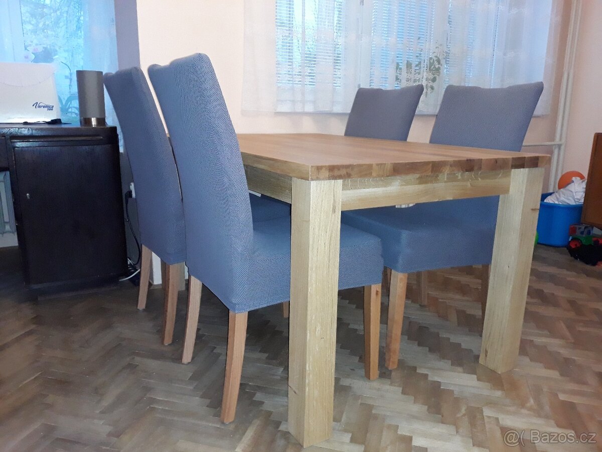 Sada elastických potahů na sedací soupravu a židle - šedá