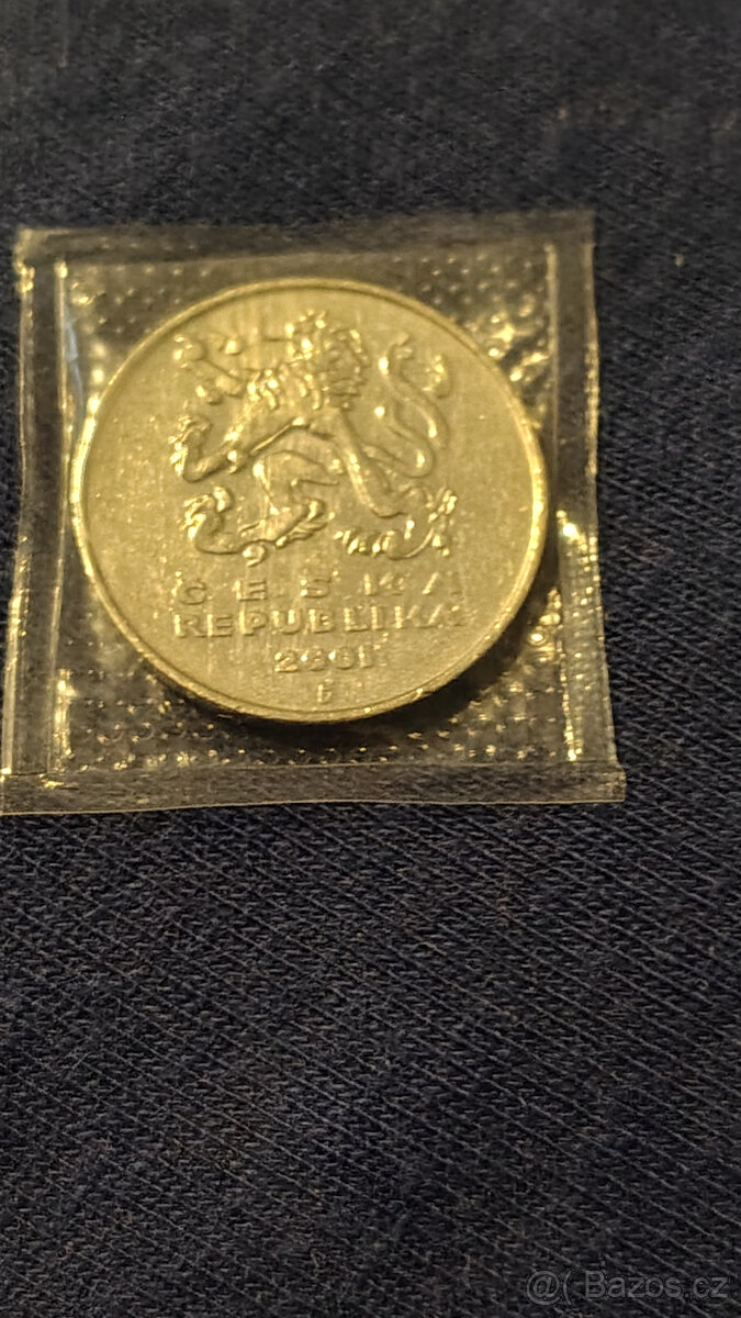 5 koruna 2001