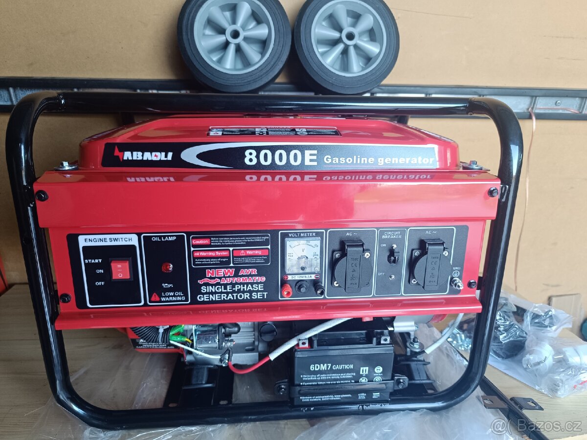 Elektrocentrála 8 kW, AVR, elektrický startér