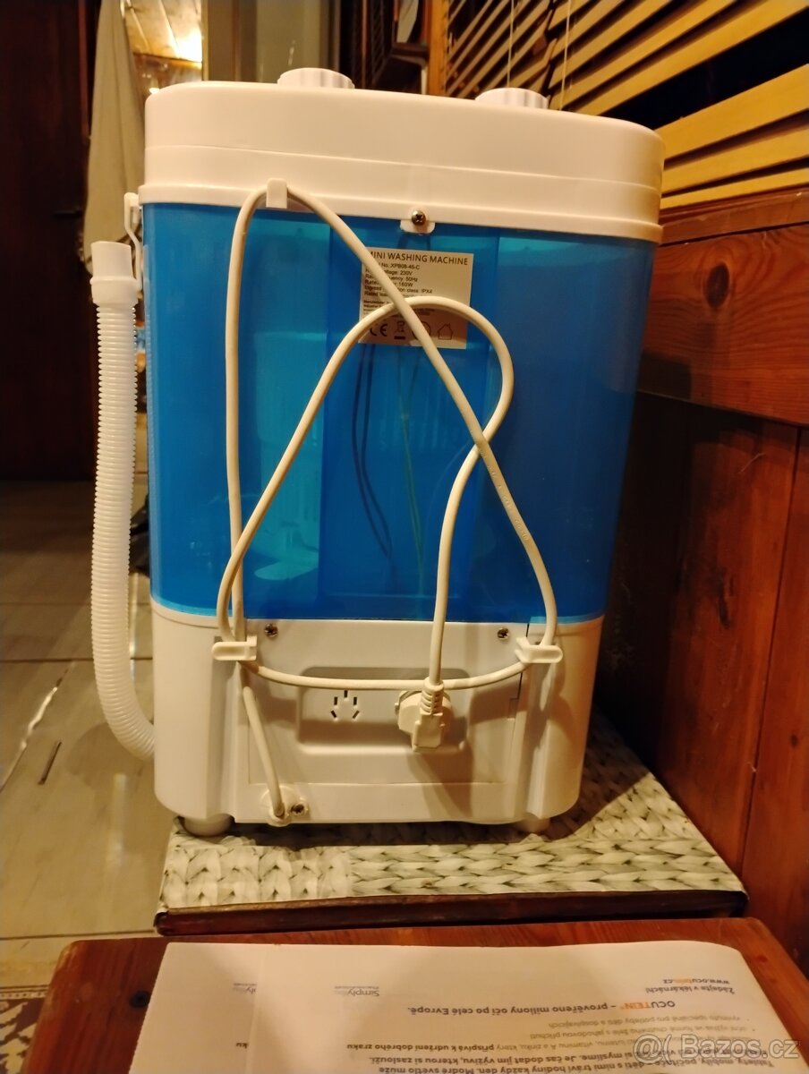 Malá pračka na chatu