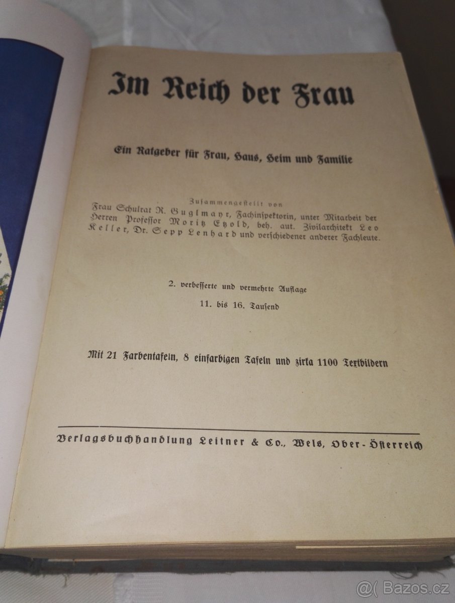 kniha v němčině