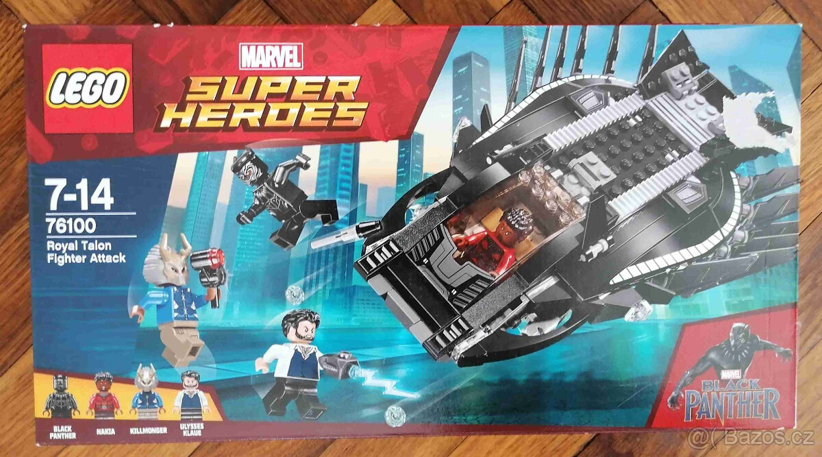 LEGO Super Heroes 76100 Útok stíhačky Černého pantera