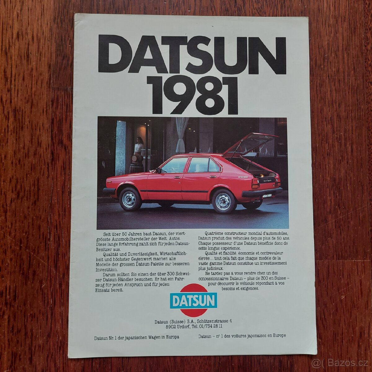 Datsun 1981 - prospekt