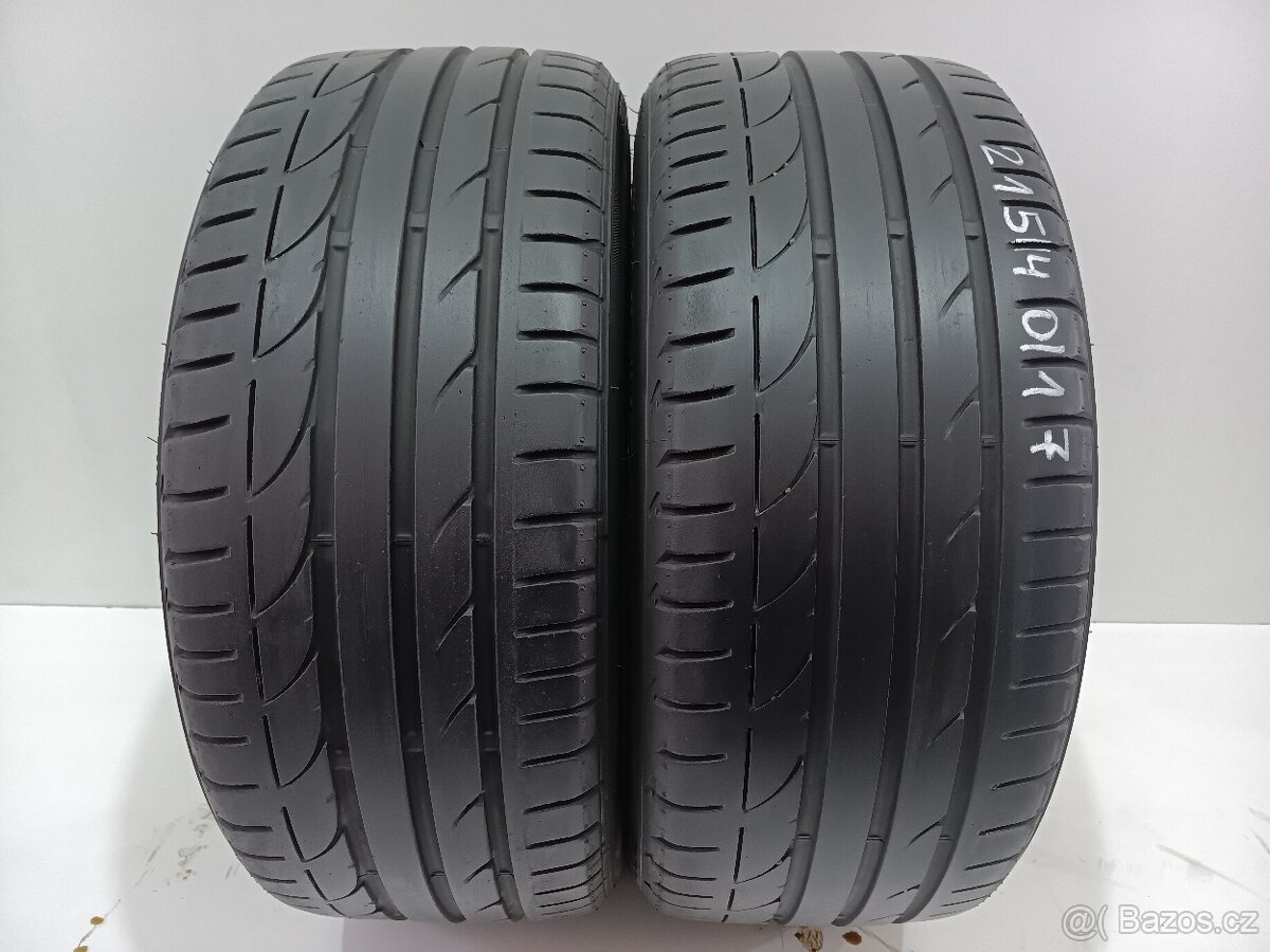 2ks letní pneu 215/40/17 Bridgestone