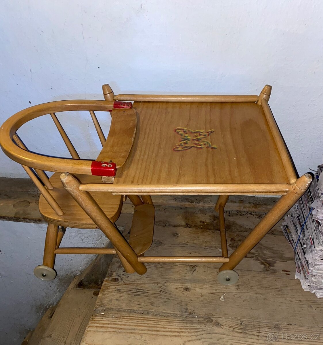 dětská variabilní dřevěná stolička RETRO