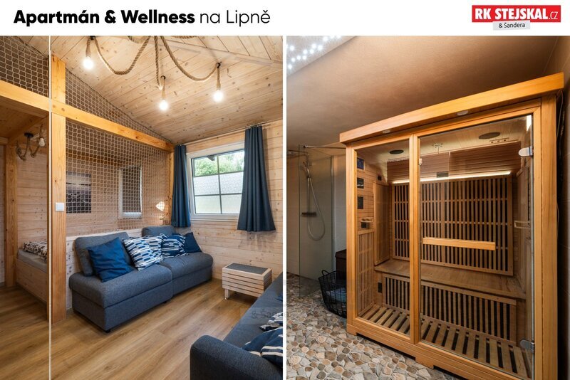 Prodej apartmán, terasa a wellness - sauny, 98m2, parkování