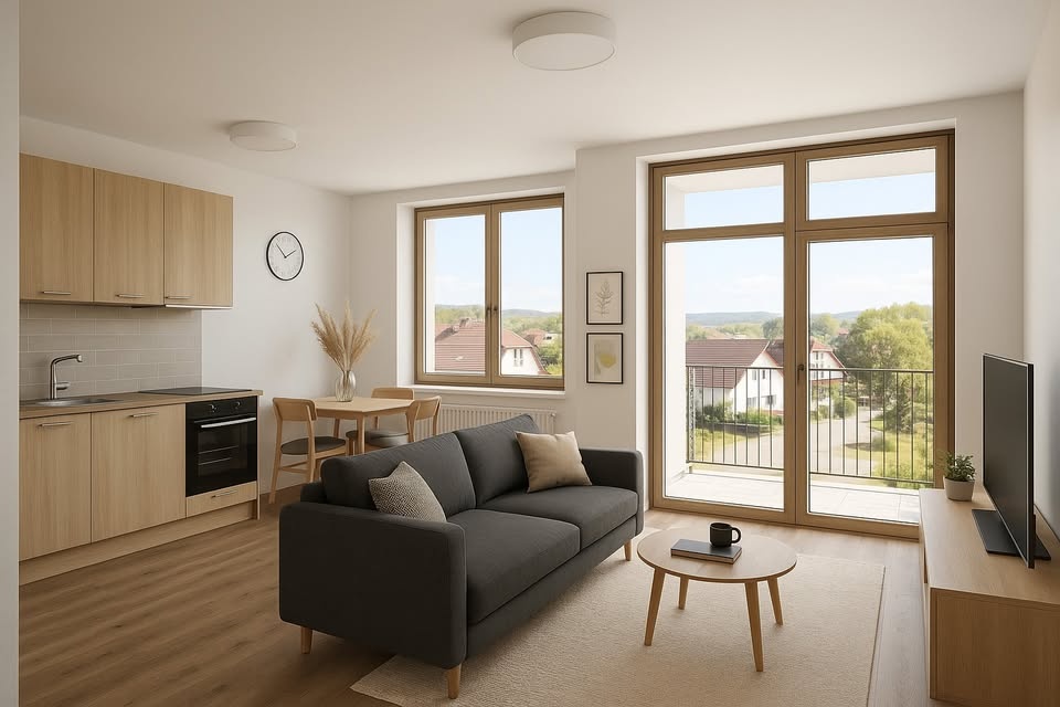 Byt 48m2 + 8,6 m2 balkon Osvětimany (Kyjov, Uherské Hradiště