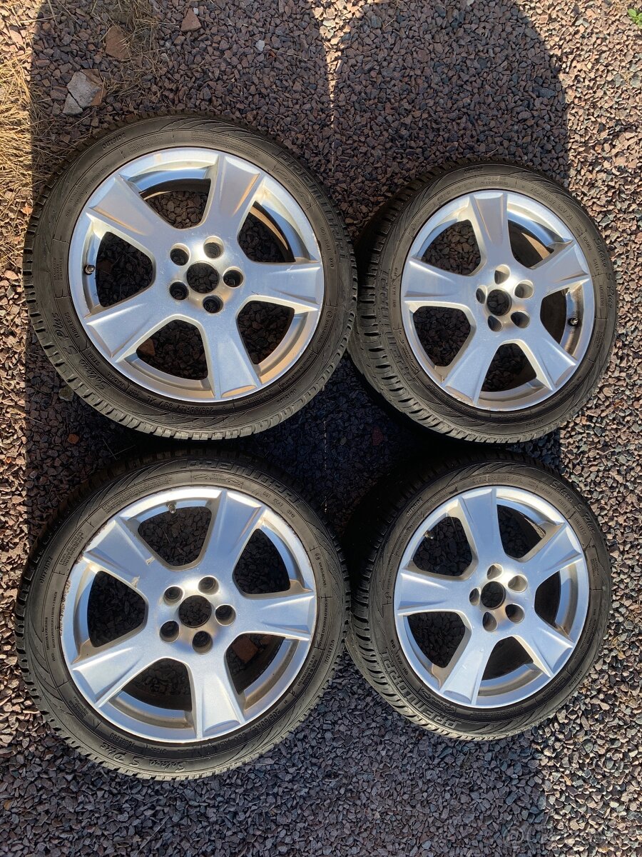 Ford orig. alu kola 5x108 R17 vč. pneu 205/50 R17