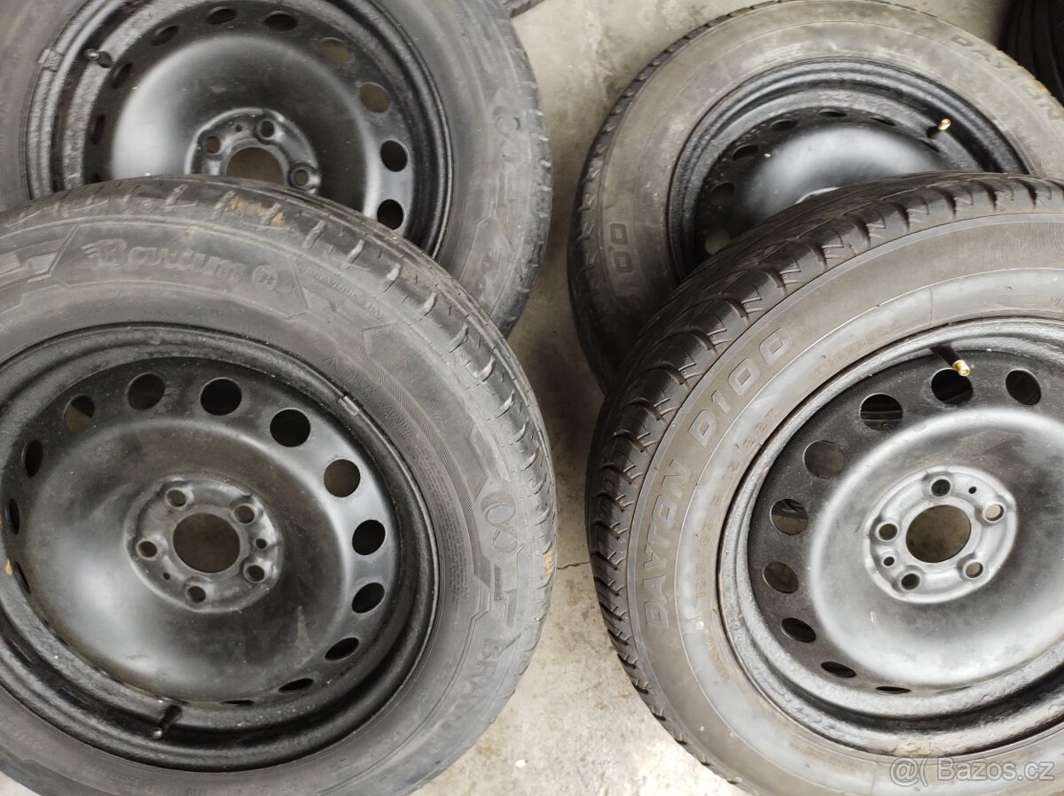 KOLA -DISKY 5X98 FIAT LANCIA + pneu 185/65 R15 LETNÍ