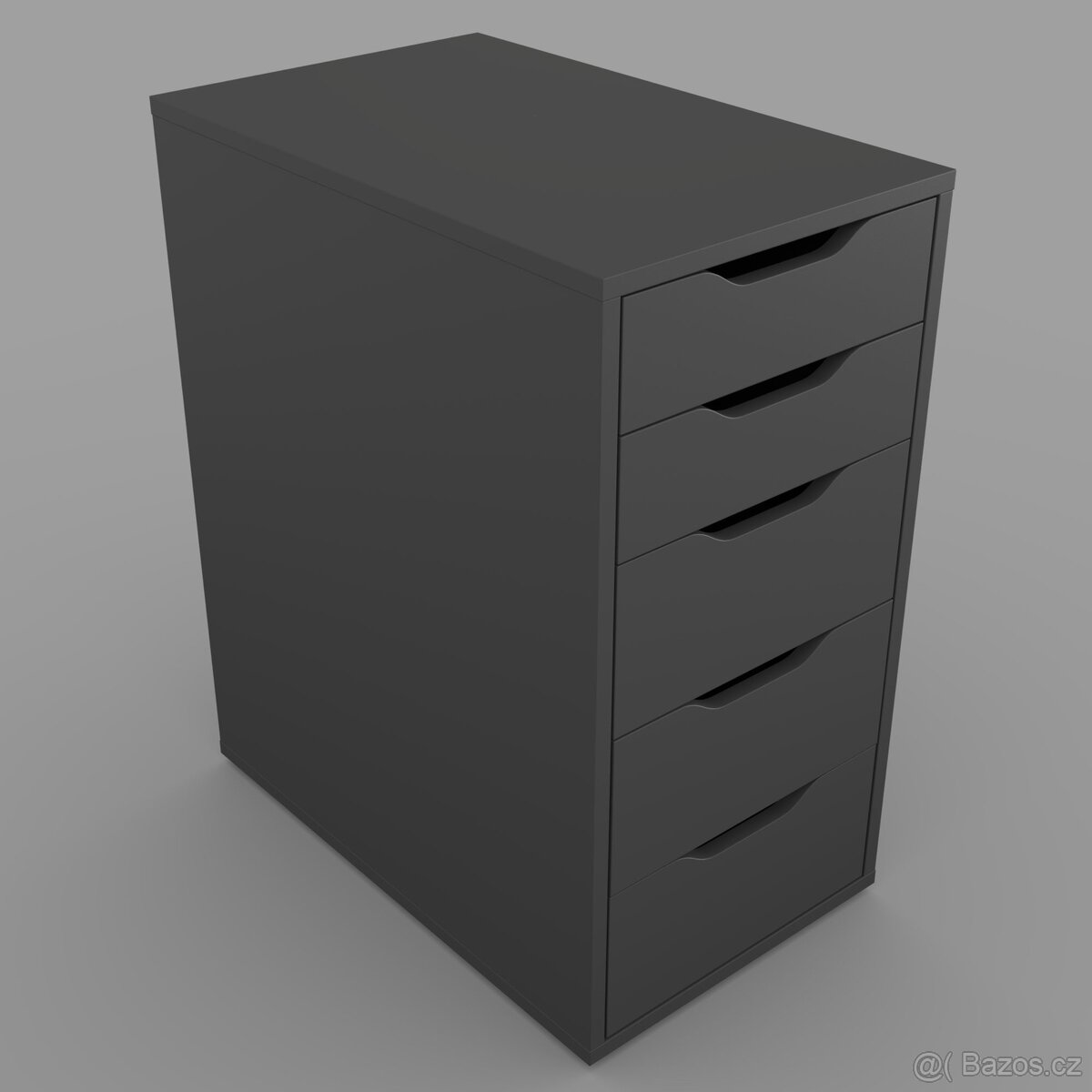 IKEA Alex tmavě šedá