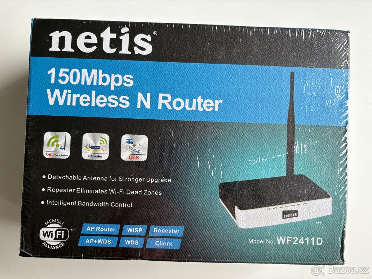 Nový WIFI ROUTER Netis WF-2411-D