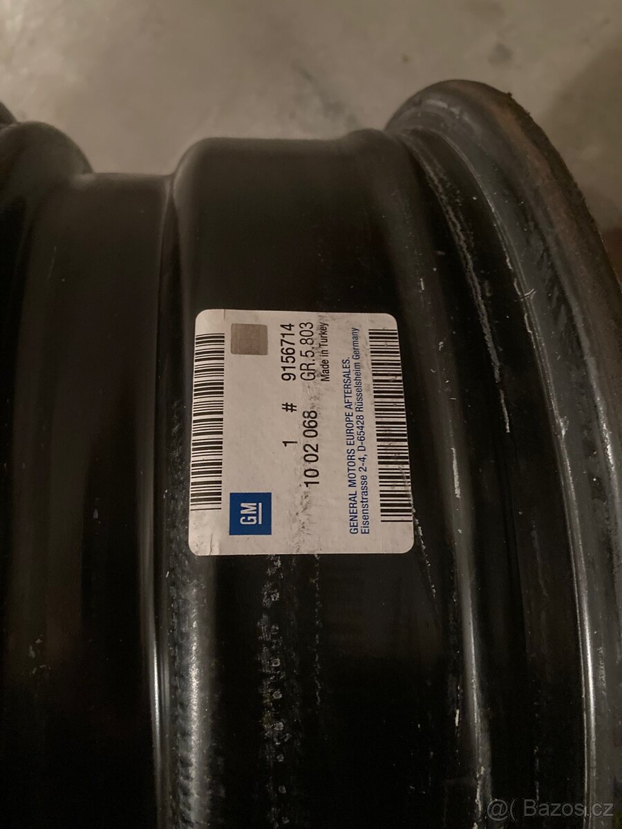 Plechové disky 5x110 (4ks)