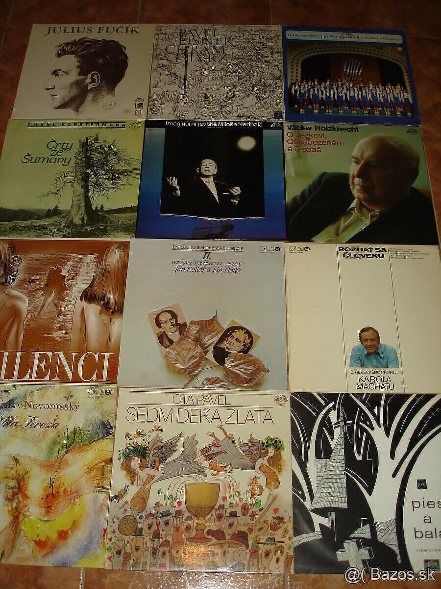prodám gramodesky literární a povídky