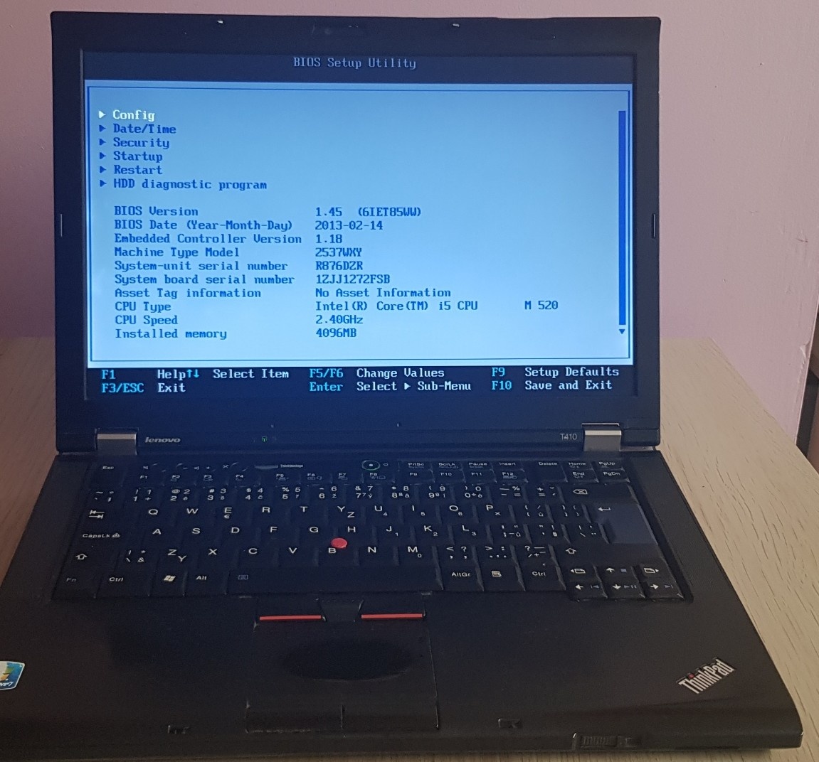 Lenovo Thinkpad T410