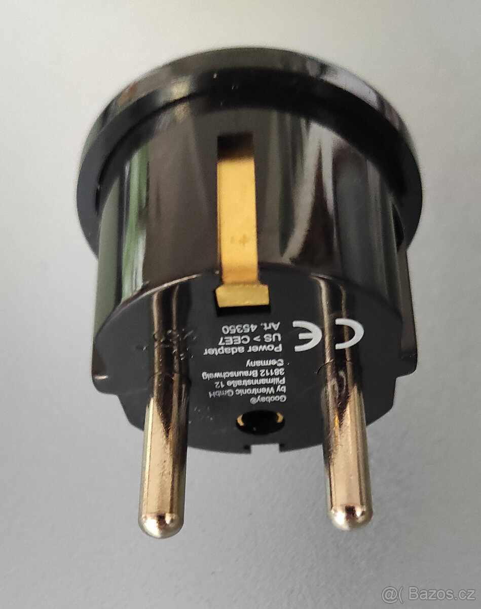 adaptér pro US spotřebiče do CZ zásuvek