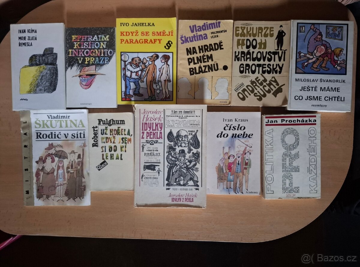 Balík humoru, satiry a klasiky – 11 knih za super cenu
