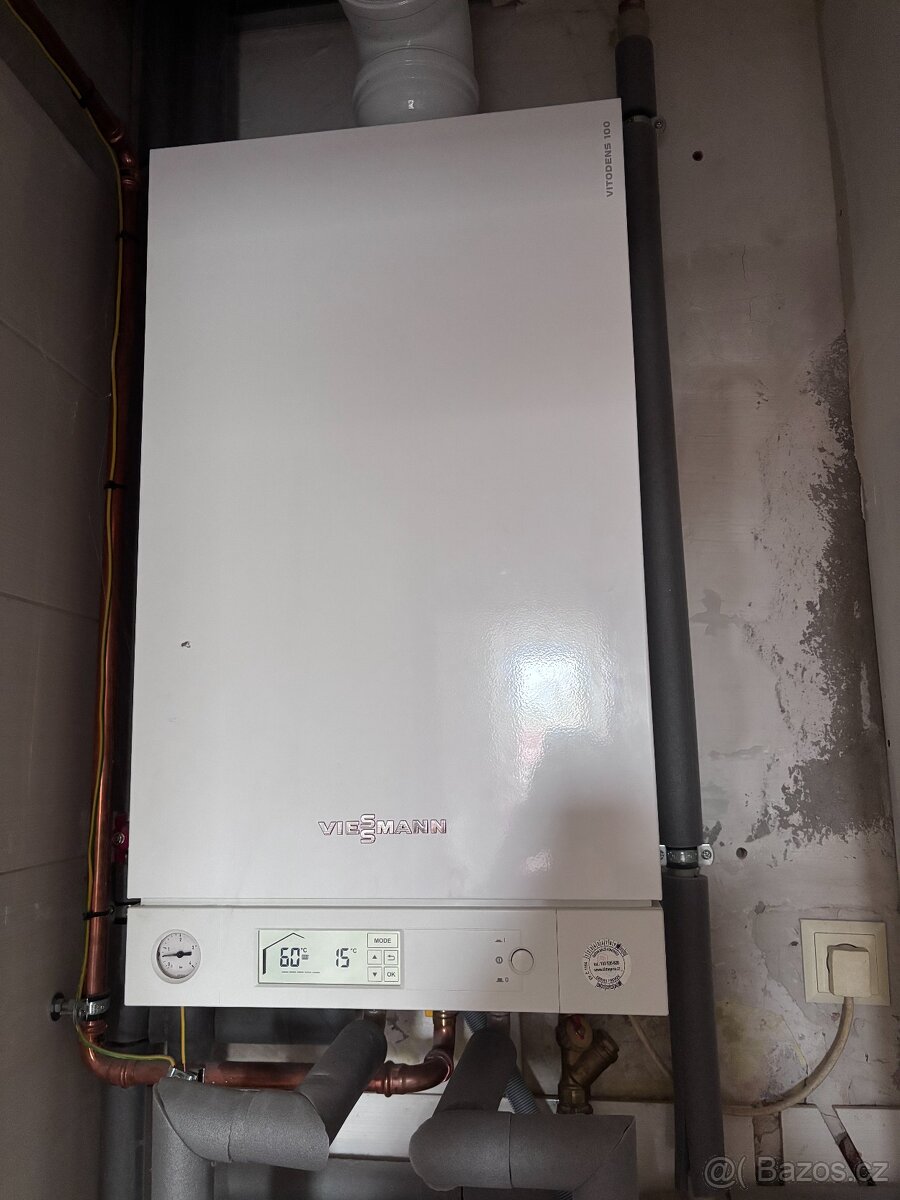 Viessmann Vitodens 100 + zásobník TUV – kondenzační plynový