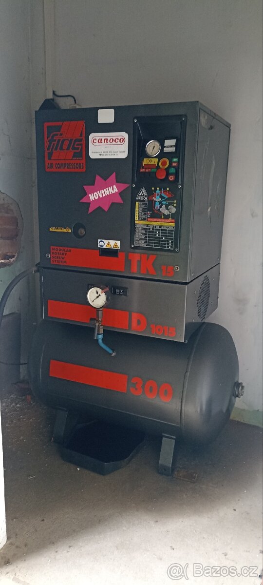 Šroubový kompresor FIAC typ  TKD 15/300
