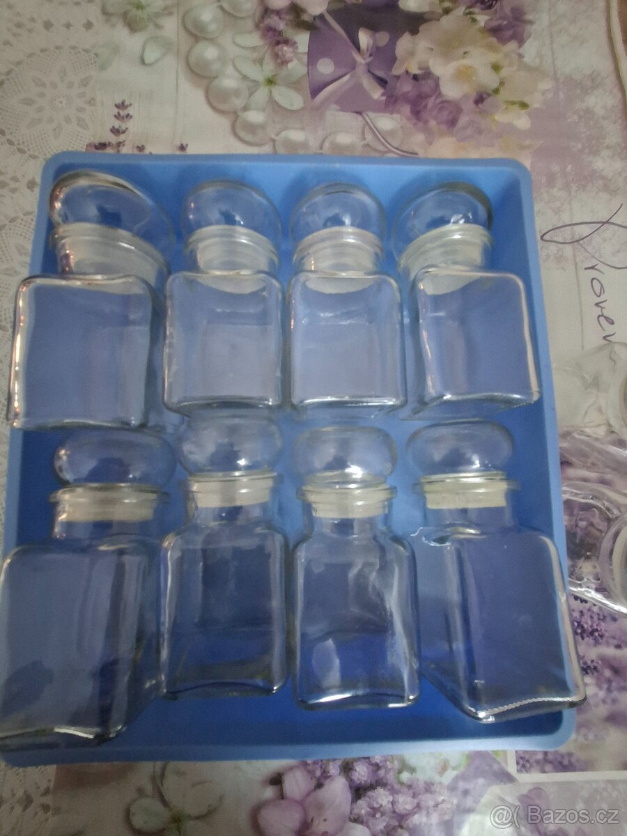 Skleničky na koření , 11 kusů ,3x foto,