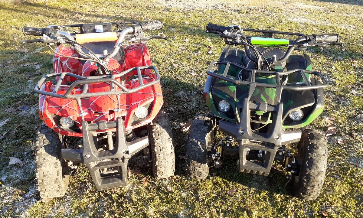 2 x elektrická čtyřkolka ATV REZERVACE do 10.12.2025