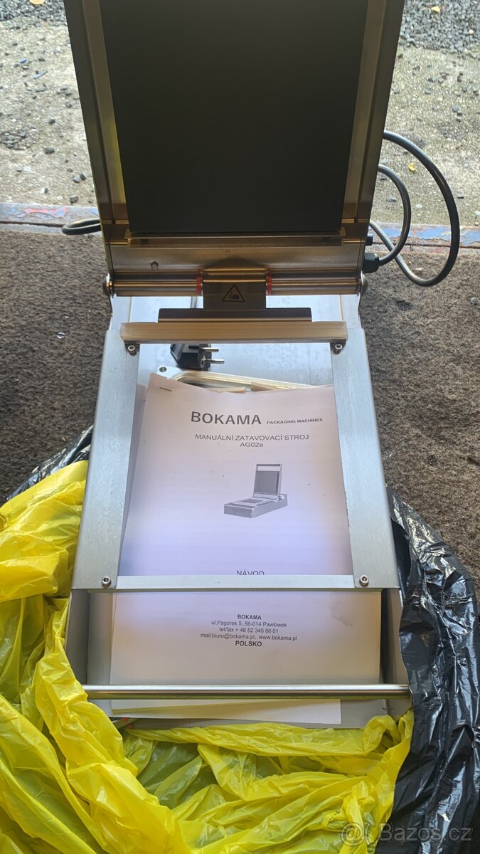 Zastavovací stroj na potraviny