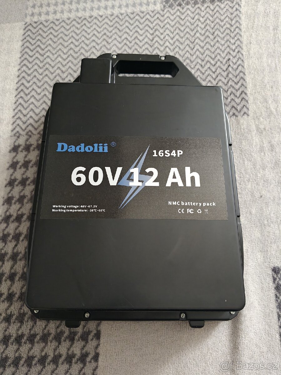 60V 12Ah baterie pro Citycoco / Ecowheel / eChopper – nová