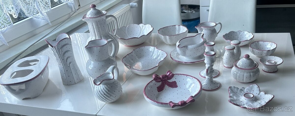 Keramika GMUNDNER, 20dílná sada, originál, značeno.