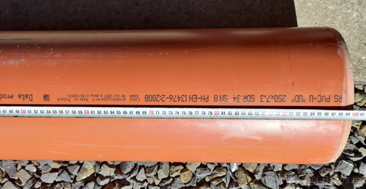 Roura DN 200 1m SN 8 KGEM